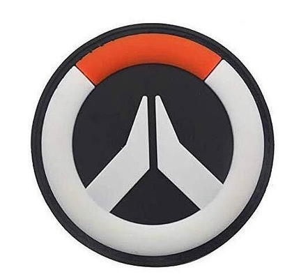 Remiendo militar Overwatch Logo Heat Press del PVC de la moral de las táctica del lazo del gancho
