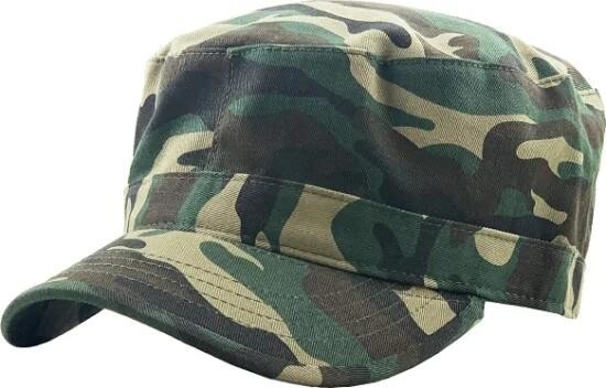 Sombrero de estilo militar básico 100% de algodón transpirable