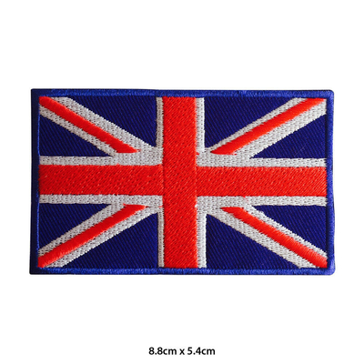 El hierro BRITÁNICO de Jack National Flag Embroidered Patch de la unión encendido cose en insignia