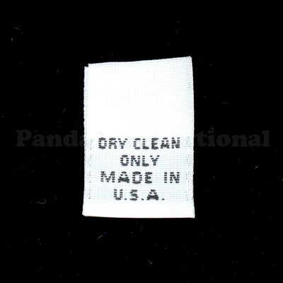 1000 etiquetas tejidas las PC del nombre para la frontera PMS de Merrow de la ropa no colorean lavable ninguna contracción