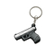Cadena dominante suave del PVC del arma de encargo de Logo Mini Key Chains Silicone Toy