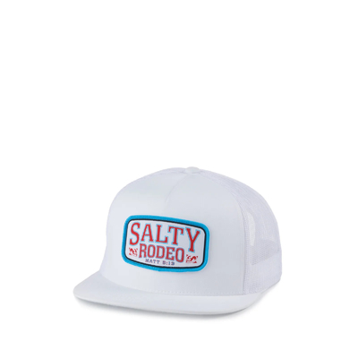 Blanco salado del rodeo del casquillo del Snapback de los hombres del OEM con Logo Patch Designer Hats tejido