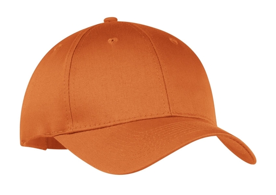 Naranja Brillante Seis Ojos Logotipo Béisbol gorras Sudadera bordada algodón