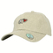 Moda 6 paneles bordado con logotipo personalizado sombreros de papá en blanco estructurados gorras de béisbol de corduroy