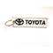 Toyota Clavier personalizado bordado doble lado regalo de coche logotipo personalizado bordado llavero