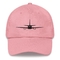 Diseño de avión sombrero de socorro bordado logotipo bordado gorra de béisbol