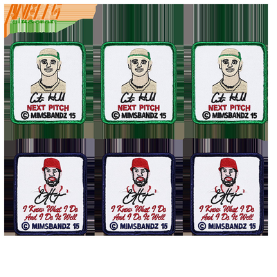 Patches de bordado personalizados de hierro y personalizados para los requisitos de su cliente