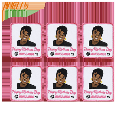 Pegamento de respaldo de emblema bordado personalizado para requisitos personalizados