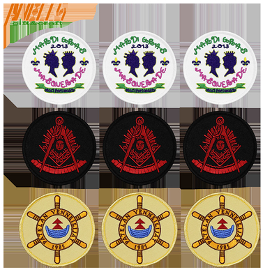 Pegamento de respaldo de emblema bordado personalizado para requisitos personalizados