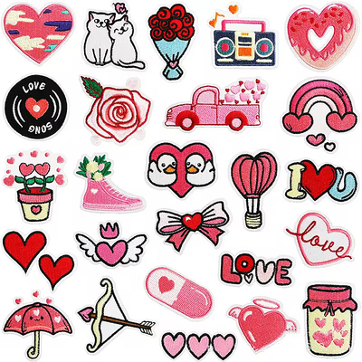 Tiendas de ropa Parches bordado personalizado ropa dibujos animados hierro-en bordados parches para el parche de la ropa