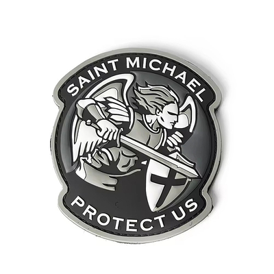 Logotipo personalizado 3D Parches de PVC Ropa de prendas de vestir Relieve crear un diseño Parches de silicona Sombreros militares