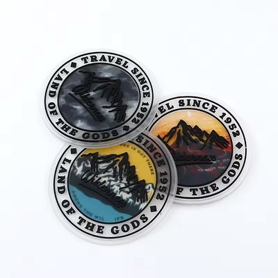 Logotipo personalizado 3D Parches de PVC Ropa de prendas de vestir Relieve crear un diseño Parches de silicona Sombreros militares