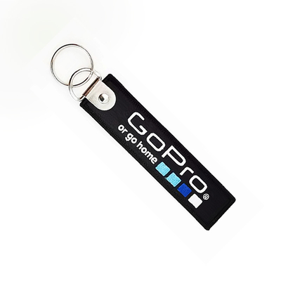 Fabricante de llaveros bordados Logotipo personalizado Embroidery Key Tag Keychain para bolso