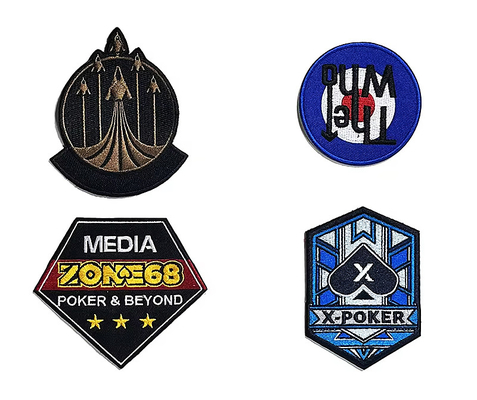 Emblemas directos de la fábrica de prendas de vestir personalizadas Patch bordado personalizado para ropa
