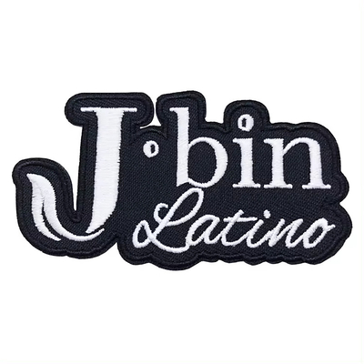 Patches de letras bordadas a medida hierro en patches de bordado para ropa