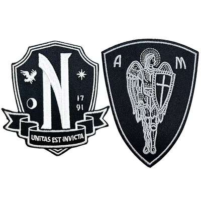 Logotipo bordado/impreso Patches de bordado personalizado de hierro en accesorios personalizados
