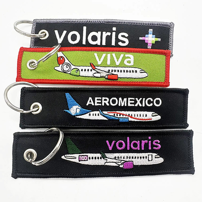 OEM ODM Retira antes del vuelo Keychain Diseño de logotipo personalizable