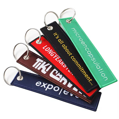 Cerrojo de llaves tejido personalizado con disponibilidad de material de poliéster personalizado
