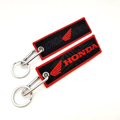 Claves personalizadas de tejido Regalo Jet Etiquetas Accesorios llaveros Anillos llaveros para bolsas de equipaje