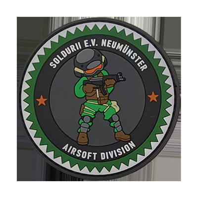 Patch de etiqueta de PVC de hierro personalizado de marca al por mayor