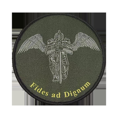 Custom Cool Morale Diseñador Sombrero Tejido Insignias Parches para chaquetas Sombreros Ropa