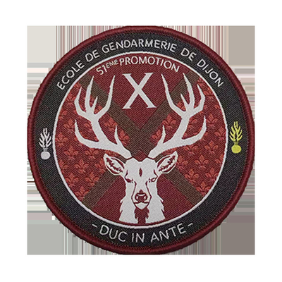 Custom Cool Morale Diseñador Sombrero Tejido Insignias Parches para chaquetas Sombreros Ropa