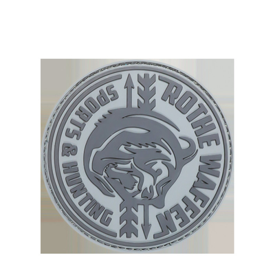 Parche de goma de PVC en relieve Logotipo personalizado de 4 mm de espesor Etiqueta de goma de transferencia de calor 3D