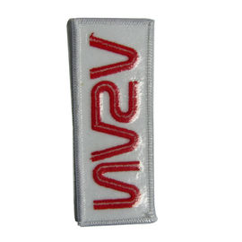 Iron On Embroidery Patch Custom Twill Fabric Embroidery Patch para uniformes chaquetas chaquetas y más bajo MOQ obra de arte gratuita muestra rápida tiempo