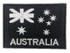 Forro del velcro del remiendo del bordado de la frontera del laser Merrow del modelo de la bandera de Australia