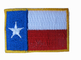Hierro de LONE STAR Texas State Flag Patch Embroidery en la frontera pequeño 1-5/8 del oro”