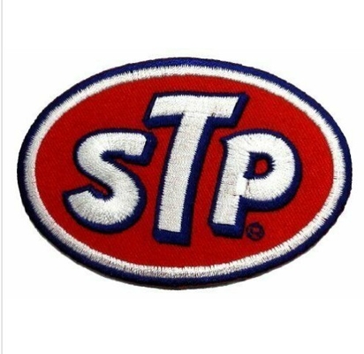 Motorsport 2,5&quot; que compite con del patrocinador de STP x 3,6&quot; remiendo de Logo Sew Ironed On Embroidery