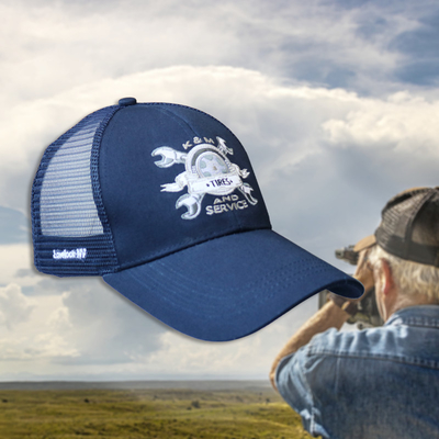 Bordado de encargo Logo Washed Cotton de Mesh Breathable Trucker Hat Crown