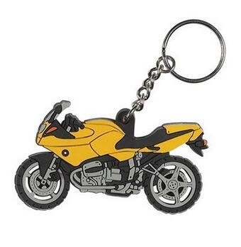 llavero de goma Logo For Promotion Gift de encargo de la motocicleta 3D
