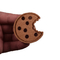 Hierro bordado hierro del Applique del remiendo de la ropa de la galleta del chocolate en los accesorios de costura