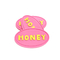 Remiendo plano Honey Logo For Clothes Hats del PVC de 3M Glue Rubber Morale