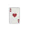 Ace de la veintiuna bordada de encargo del póker de Vegas del remiendo de los corazones