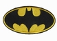 Tela de la tela cruzada del remiendo de BATMAN LOGO Embroidery Iron On Applique para el paño de la ropa