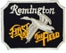 Remiendo del bordado de Remington Fire Arms Iron On para la ropa los 9x6cm